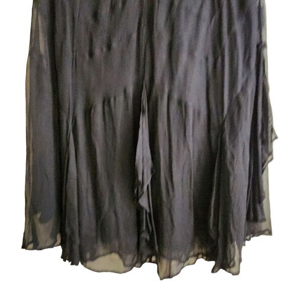 Silversteam Black Layered Maxi Tie Waist plus Size 2x-3x Goth Hippie Boho - Picture 3 of 10